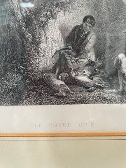 Framed Engraving Titled " The Cover Side" | Antique & Vintage | Moonee Ponds Antiques | Australia Wide Delivery