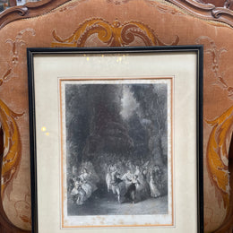Engraving Titled "A Fete Champetre" Painted by Thomas Stothard