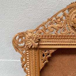 Fabulous & Intricate Vintage Wooden Fretwork Picture Frame