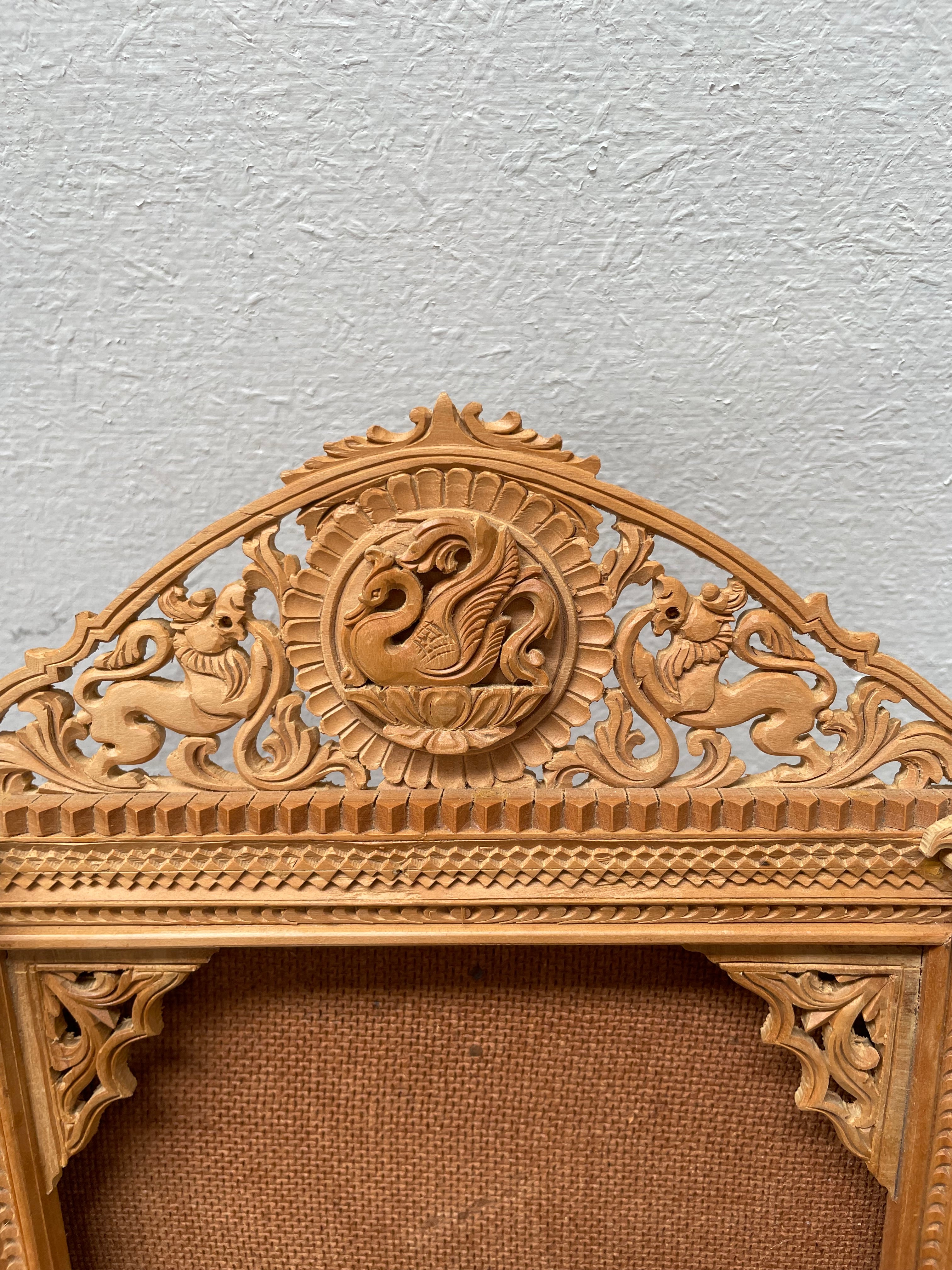 Fabulous & Intricate Vintage Wooden Fretwork Picture Frame | Antique & Vintage | Moonee Ponds Antiques | Australia Wide Delivery