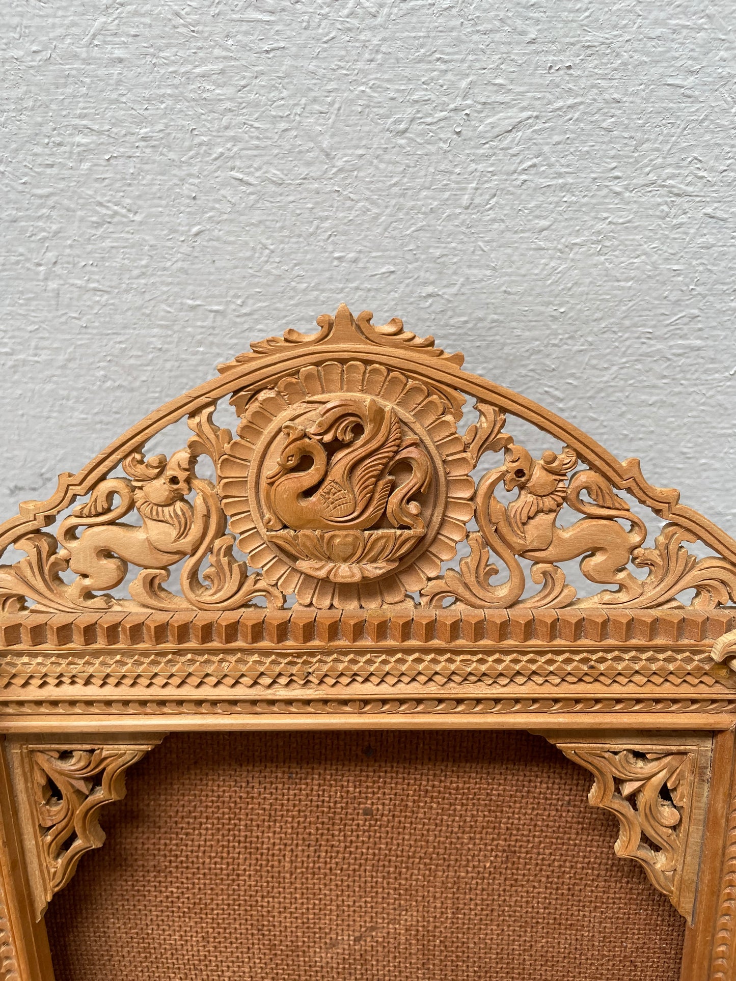 Fabulous & Intricate Vintage Wooden Fretwork Picture Frame