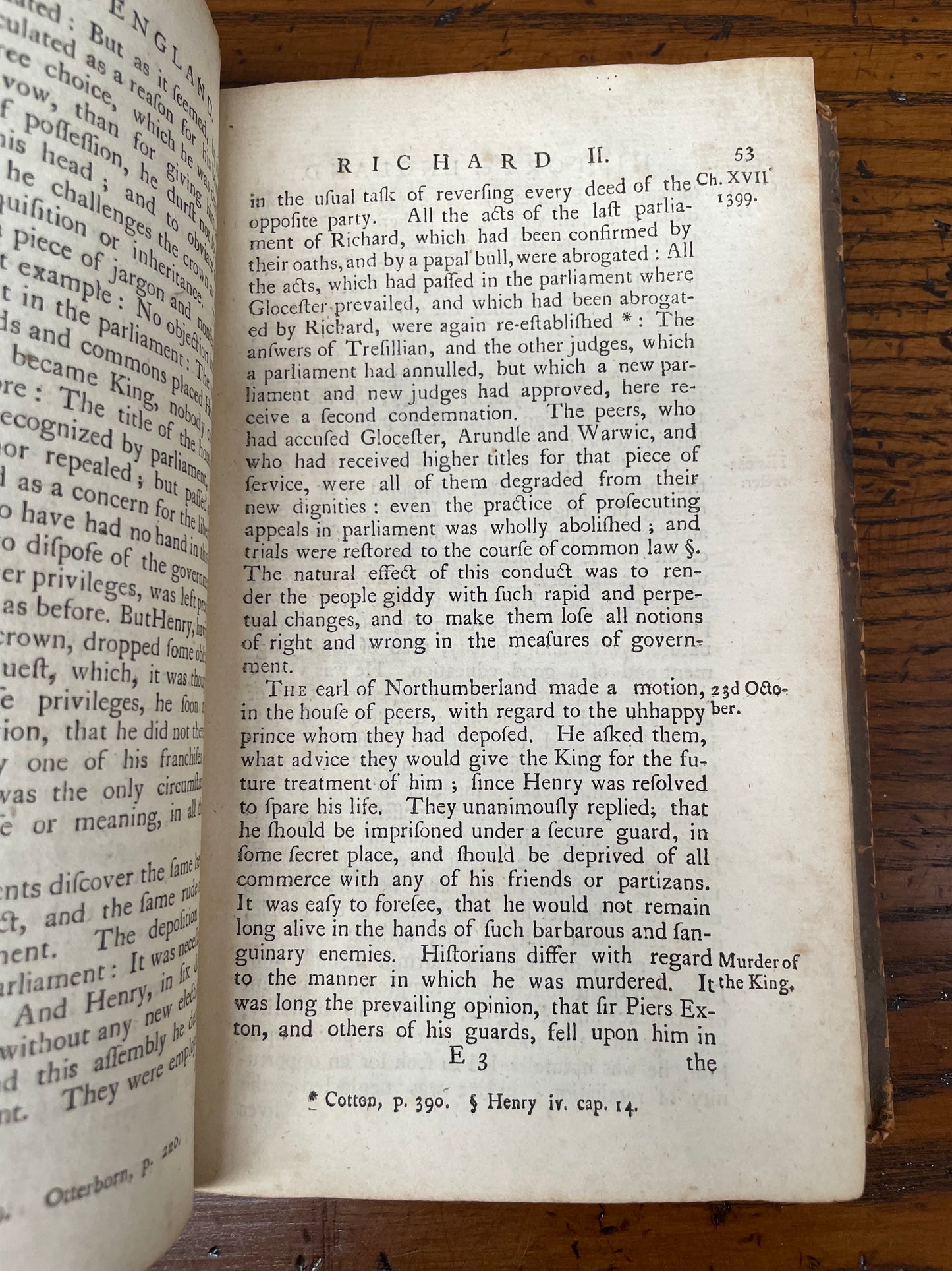 Antique Book "Humes History of England"