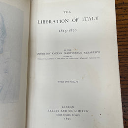 The Liberation of Italy 1815-1870 With Portraits