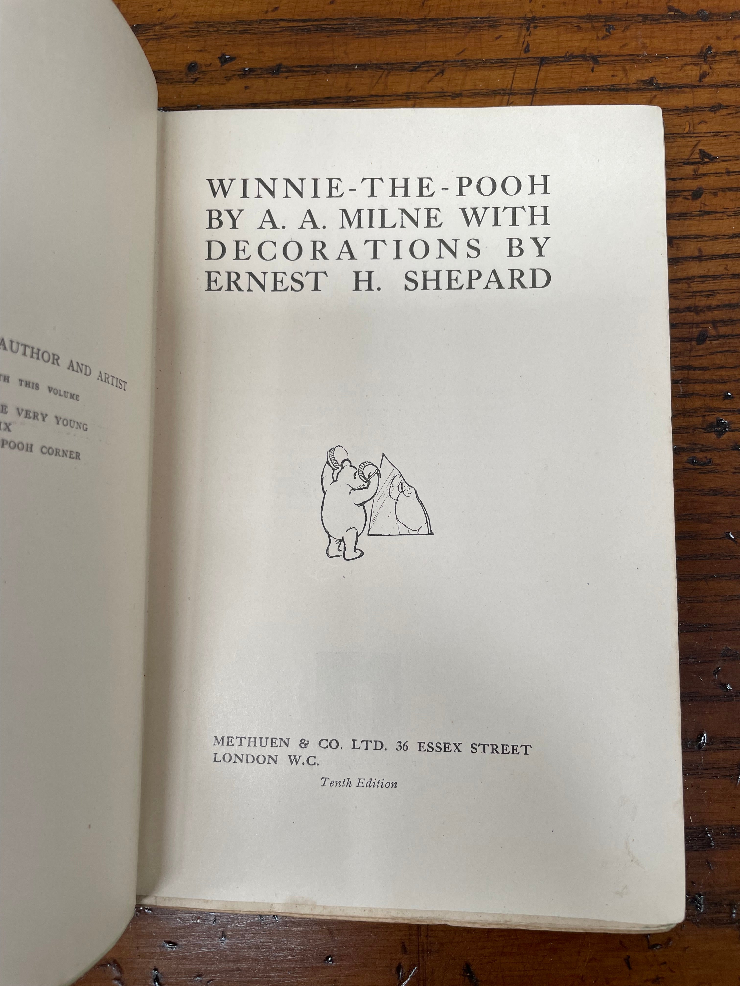 "Winnie The Pooh" By A.A. Milne | Antique & Vintage | Moonee Ponds Antiques | Australia Wide Delivery