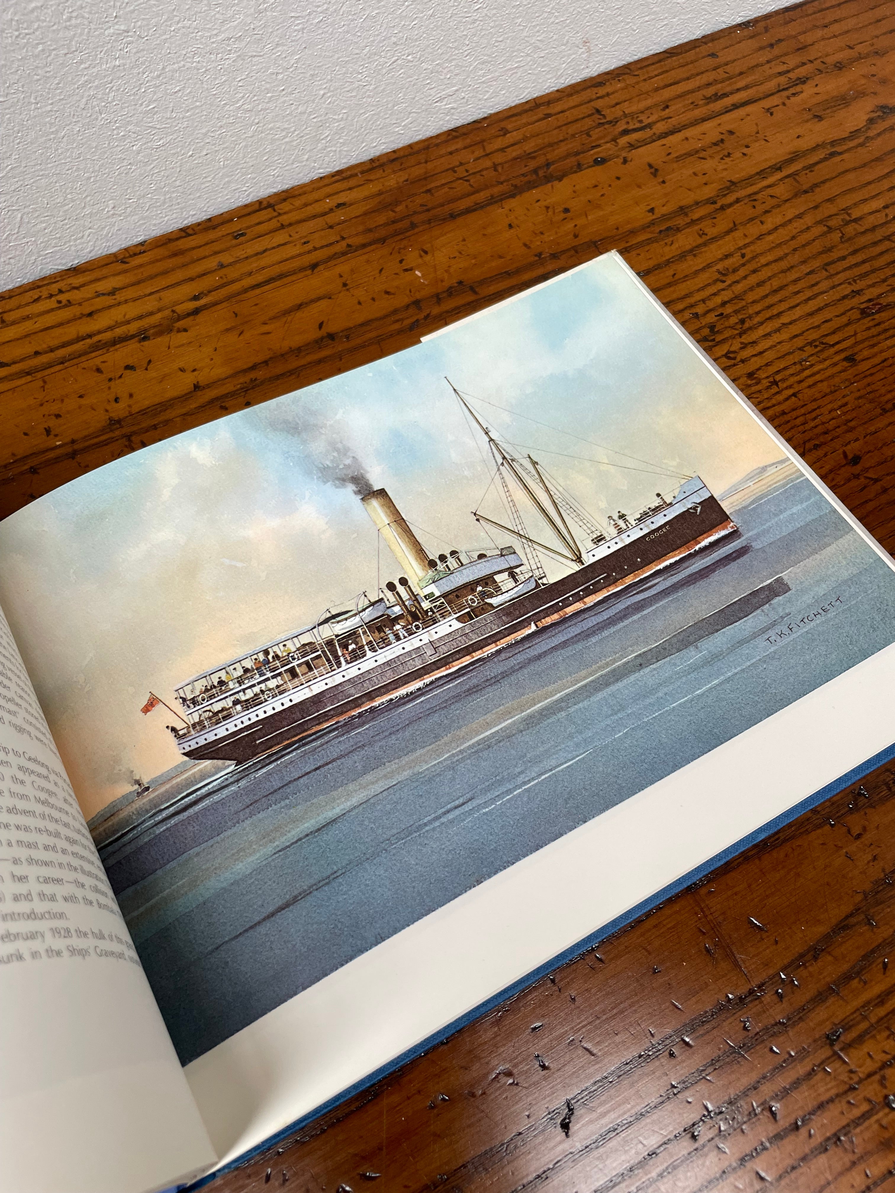 Down the Bay: The Story of the Excursion Steamers of Port Phillip Book by T. K. Fitchett | Antique & Vintage | Moonee Ponds Antiques | Australia Wide Delivery