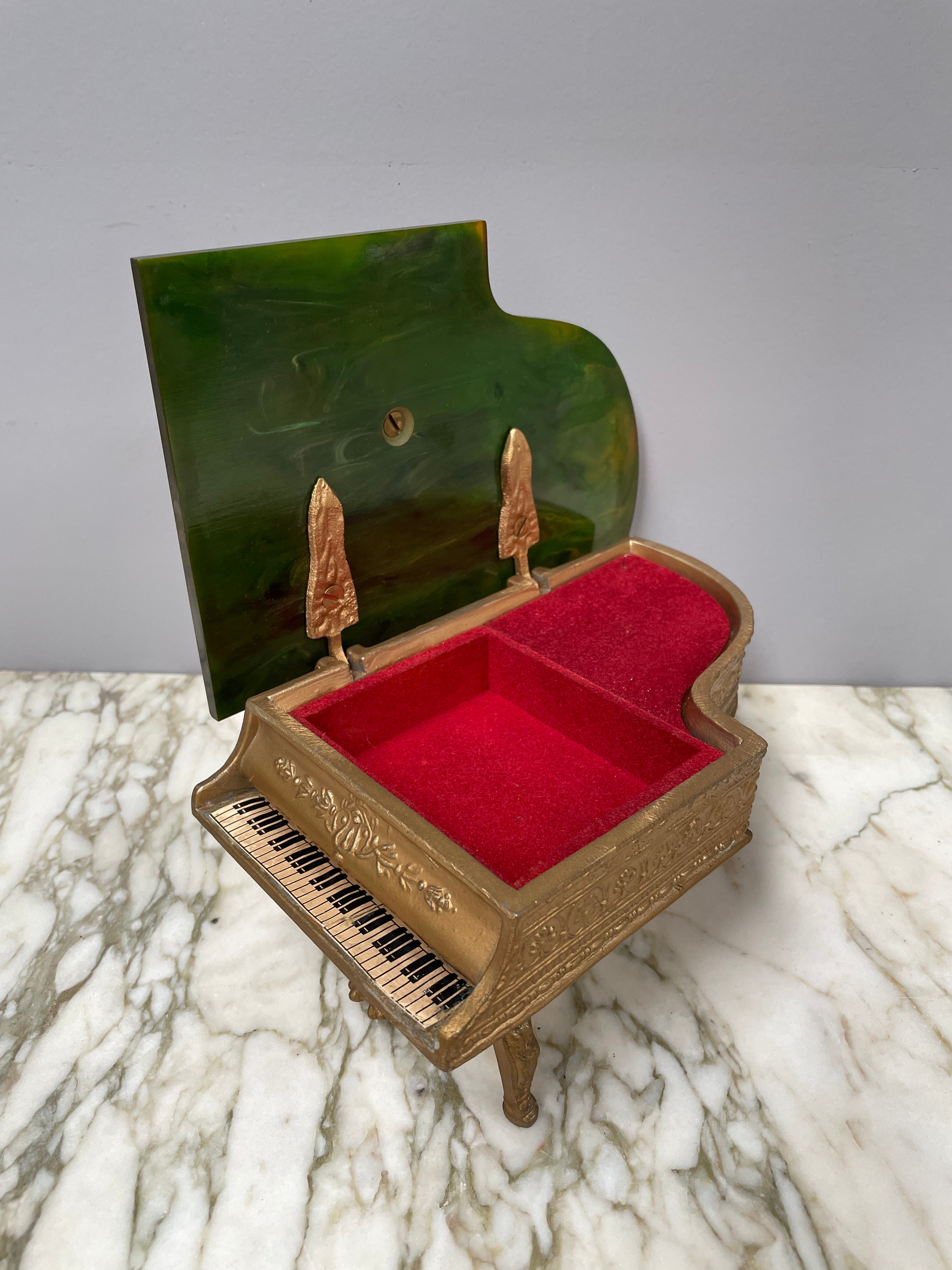 Thorens Grand Piano Music Trinket Box | Antique & Vintage | Moonee Ponds Antiques | Australia Wide Delivery