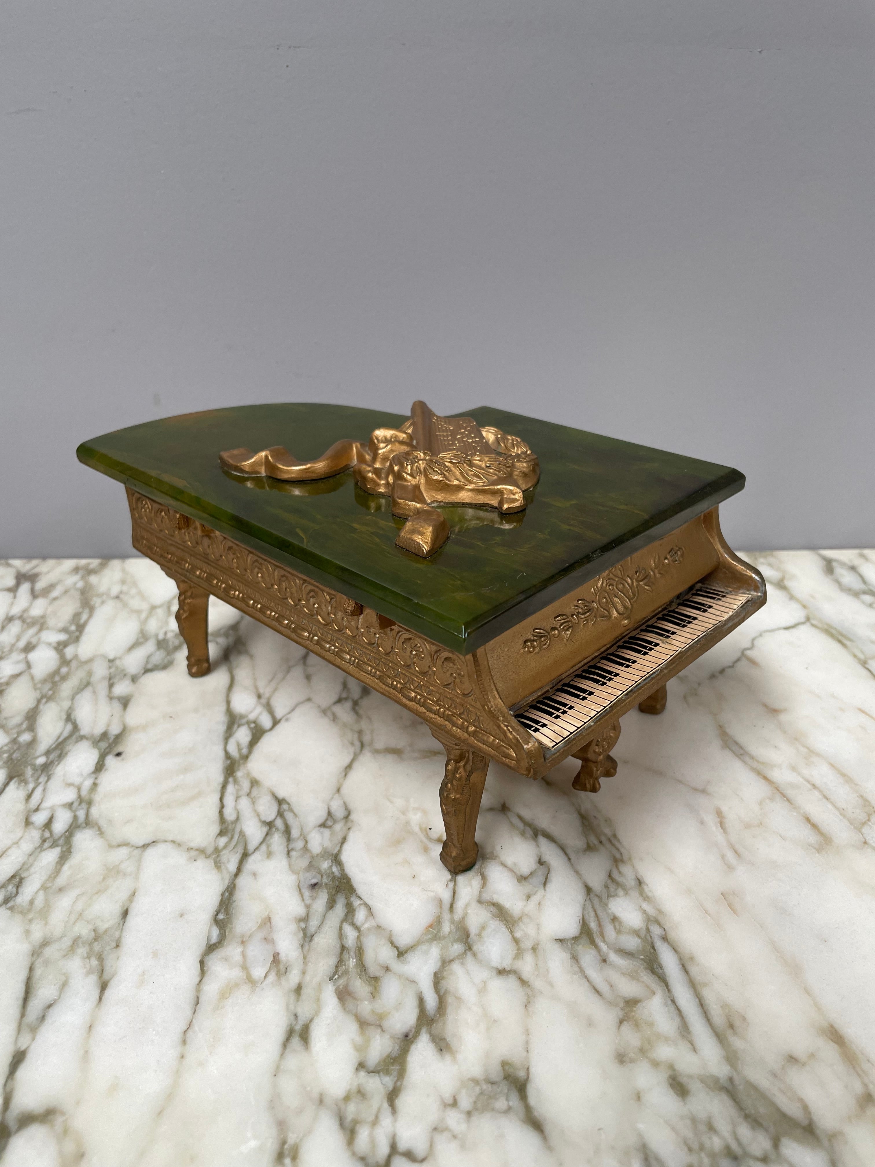 Thorens Grand Piano Music Trinket Box | Antique & Vintage | Moonee Ponds Antiques | Australia Wide Delivery