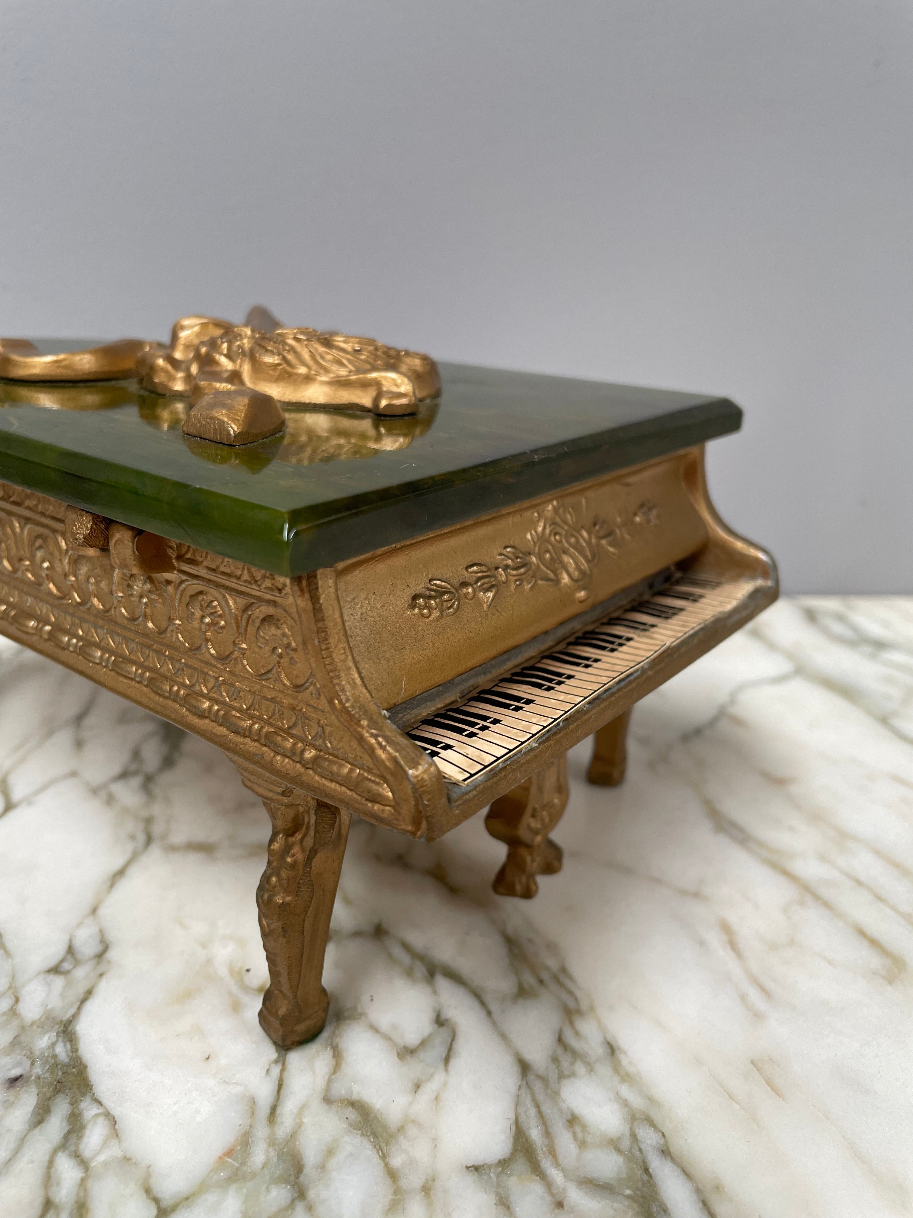 Thorens Grand Piano Music Trinket Box | Antique & Vintage | Moonee Ponds Antiques | Australia Wide Delivery