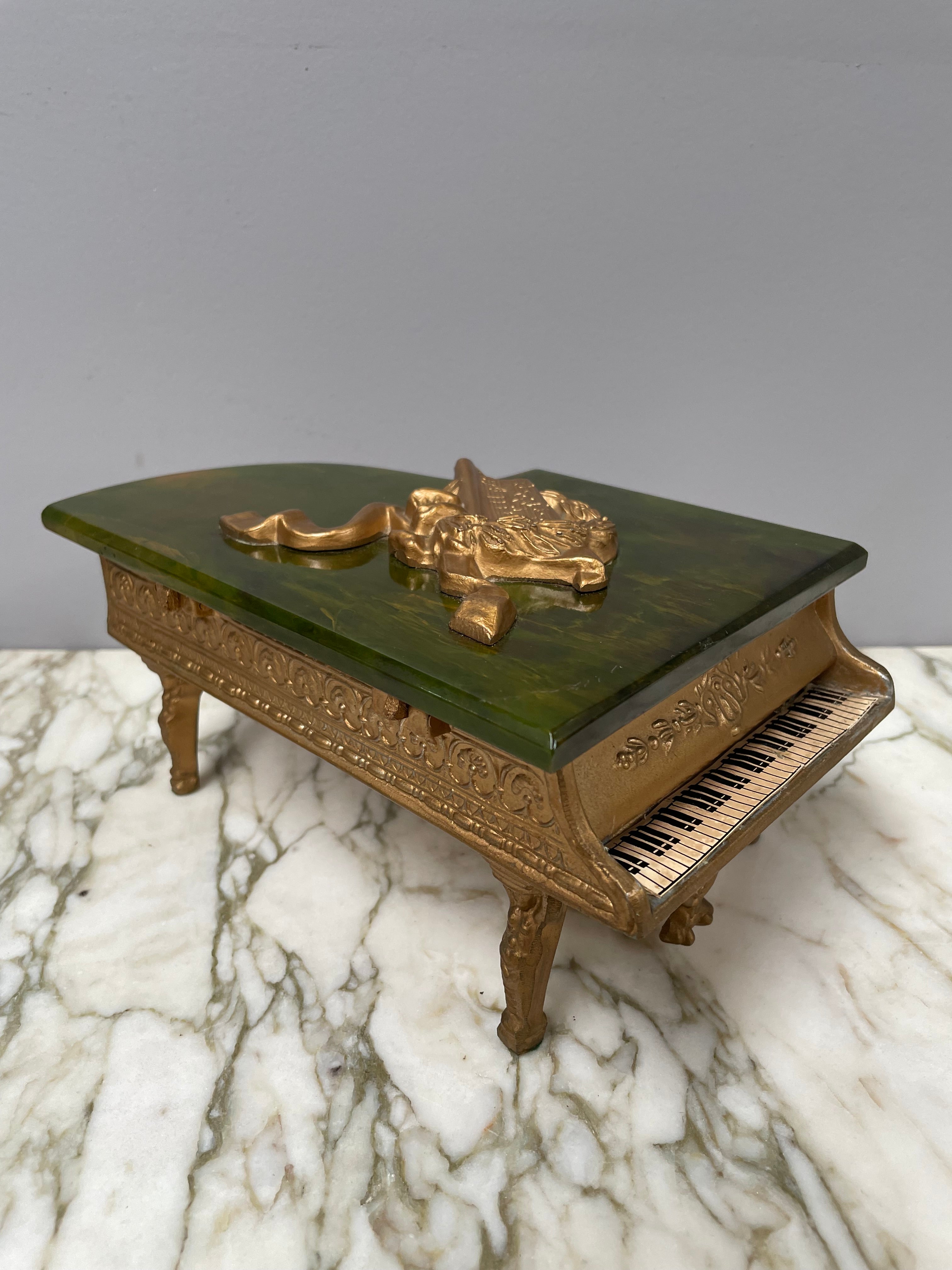 Thorens Grand Piano Music Trinket Box | Antique & Vintage | Moonee Ponds Antiques | Australia Wide Delivery