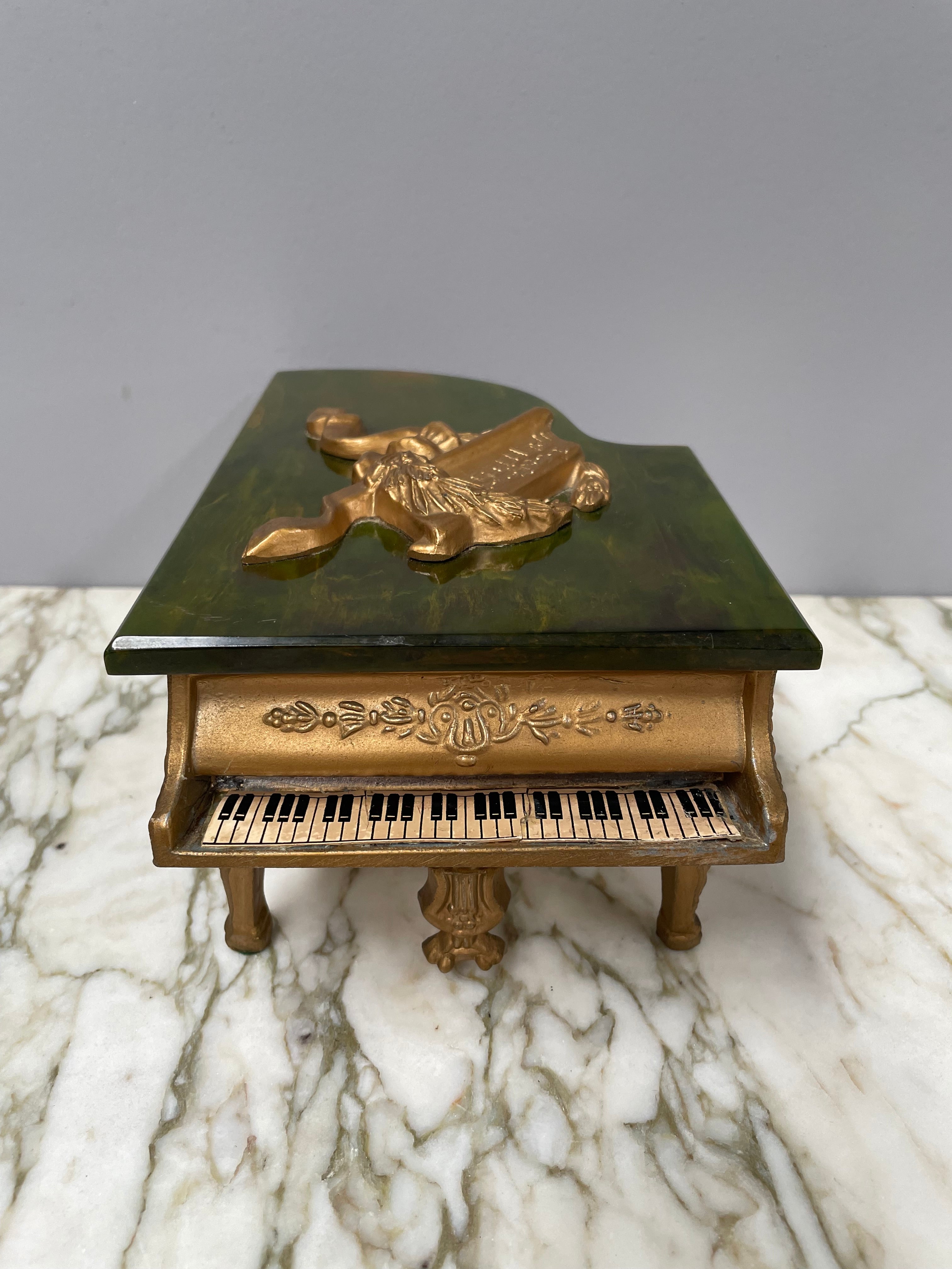 Thorens Grand Piano Music Trinket Box | Antique & Vintage | Moonee Ponds Antiques | Australia Wide Delivery