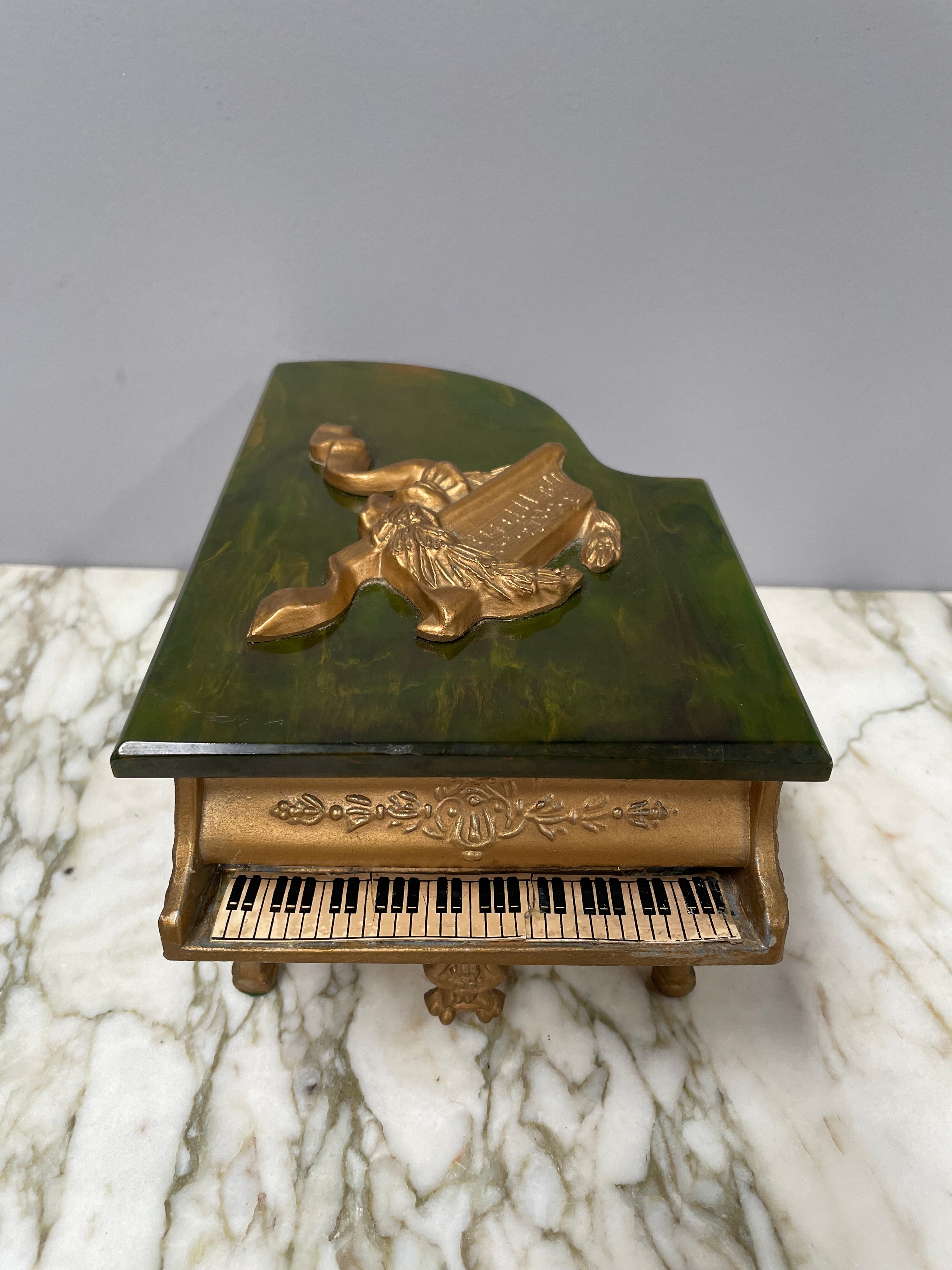 Thorens Grand Piano Music Trinket Box | Antique & Vintage | Moonee Ponds Antiques | Australia Wide Delivery