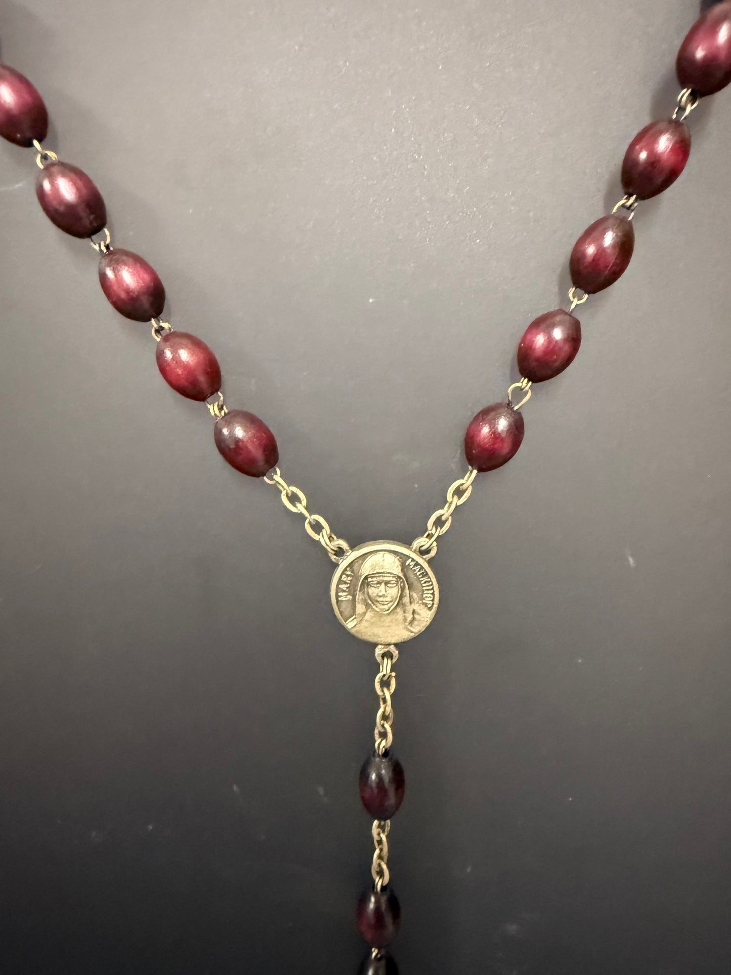 Vintage Fatima Rosary Beads