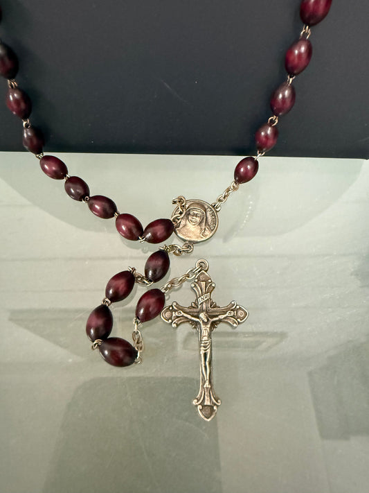 Vintage Fatima Rosary Beads