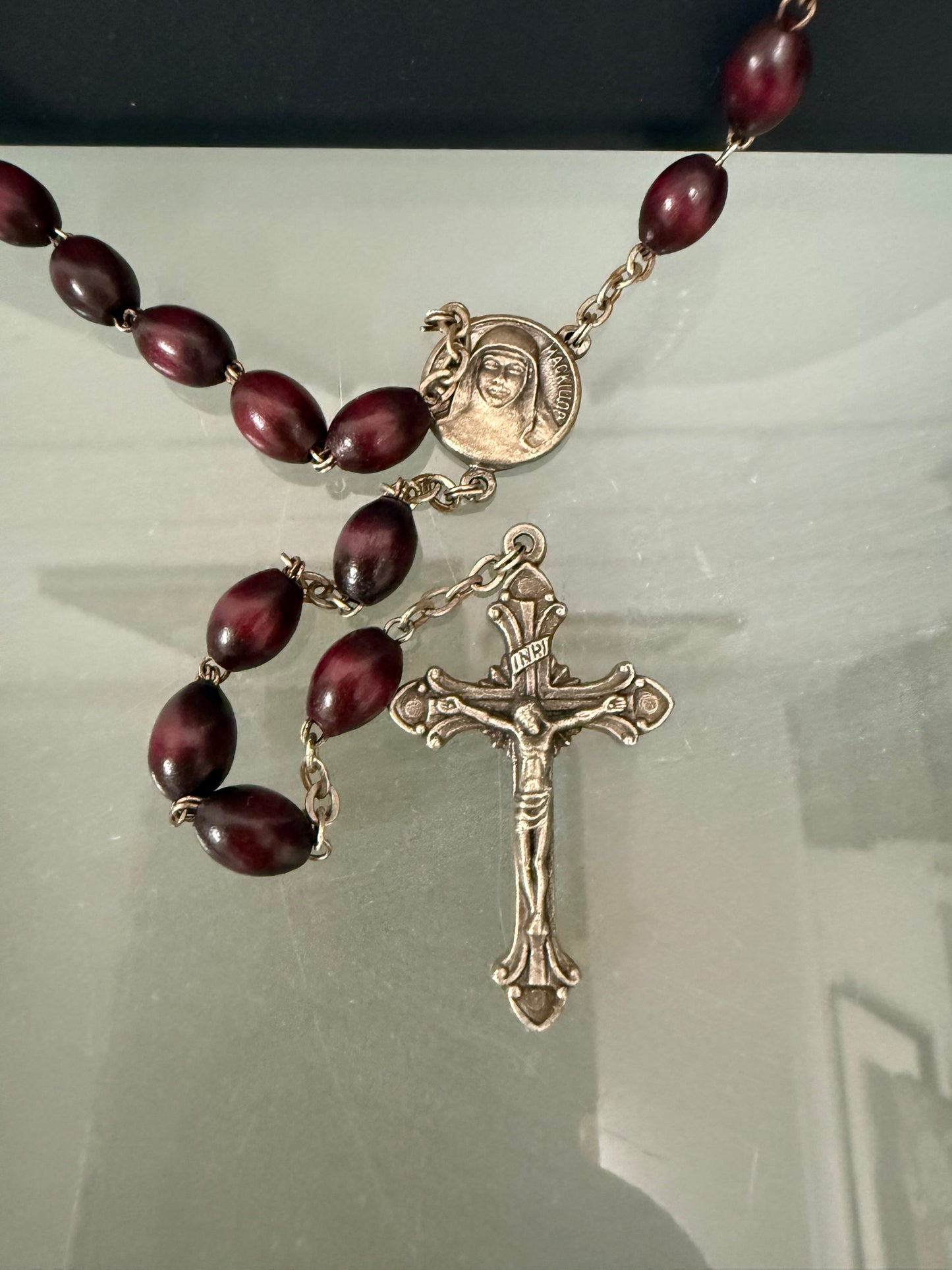 Vintage Fatima Rosary Beads