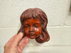 Pair of Hand Made German Wall Masks 'Achatit' | Antique & Vintage | Moonee Ponds Antiques | Australia Wide Delivery