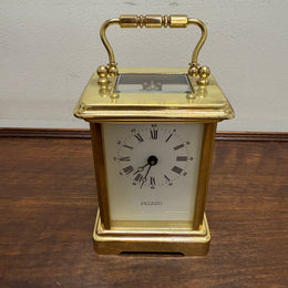 Vintage Jaccard "Made in France" 8 Day Carriage Clock