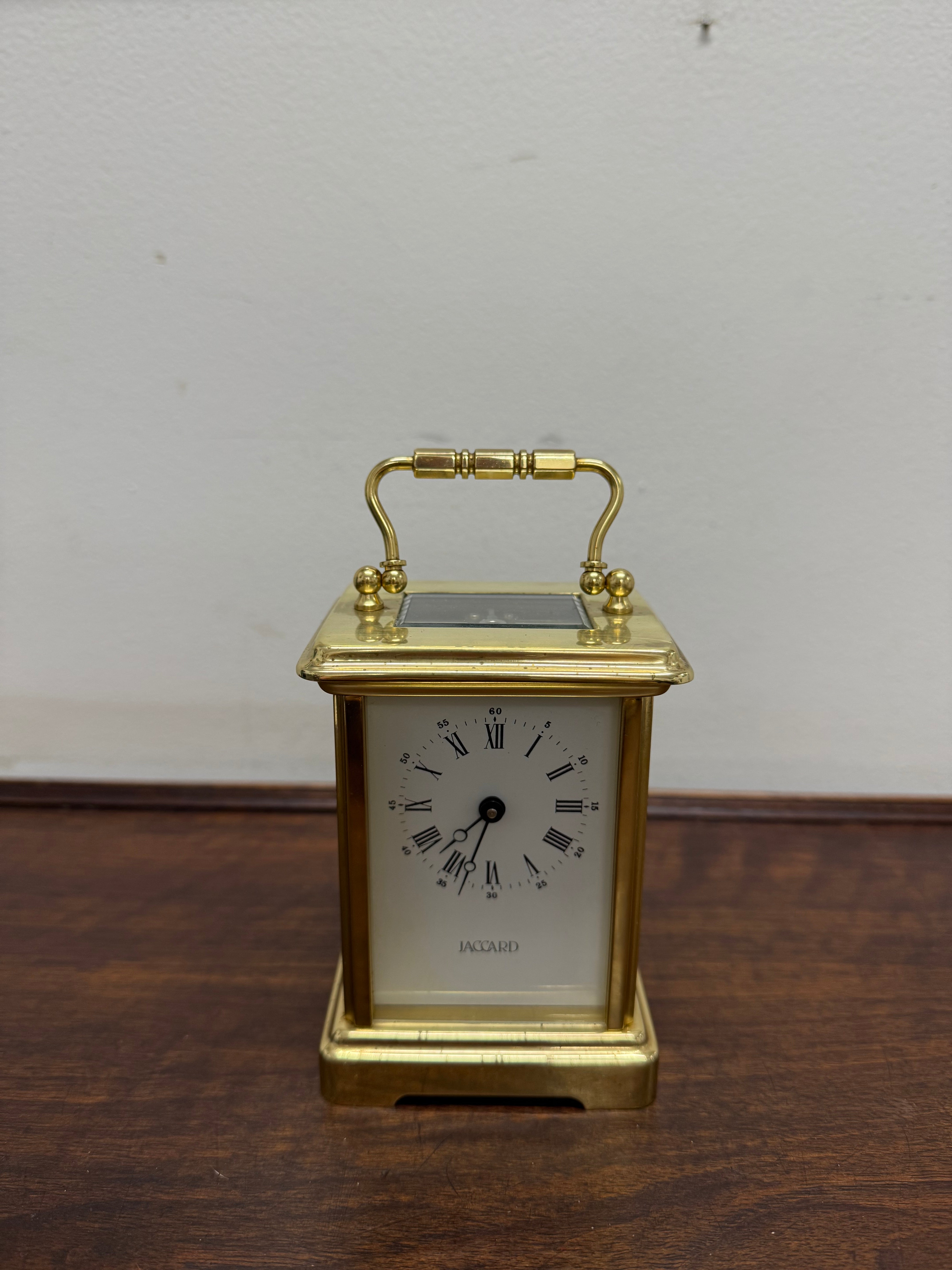 Vintage Jaccard "Made in France" 8 Day Carriage Clock | Antique & Vintage | Moonee Ponds Antiques | Australia Wide