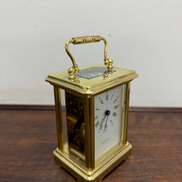 Vintage Jaccard "Made in France" 8 Day Carriage Clock