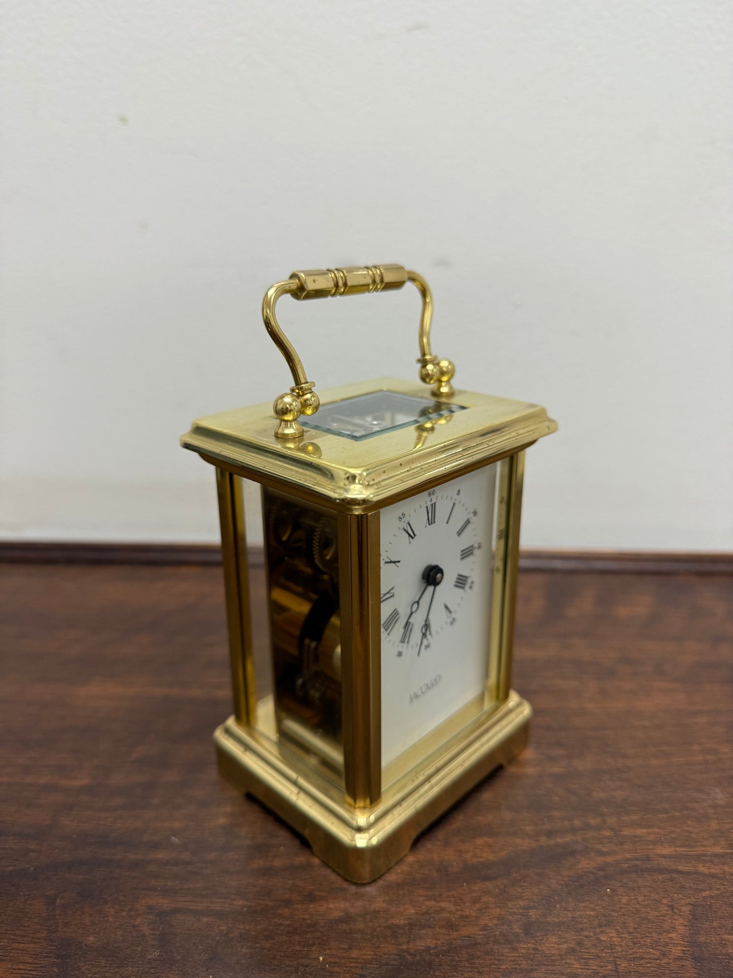 Vintage Jaccard "Made in France" 8 Day Carriage Clock