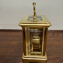 Vintage Jaccard "Made in France" 8 Day Carriage Clock