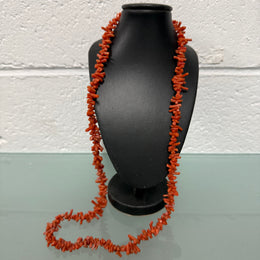 Antique Early 20th Century Natural Coral Necklace