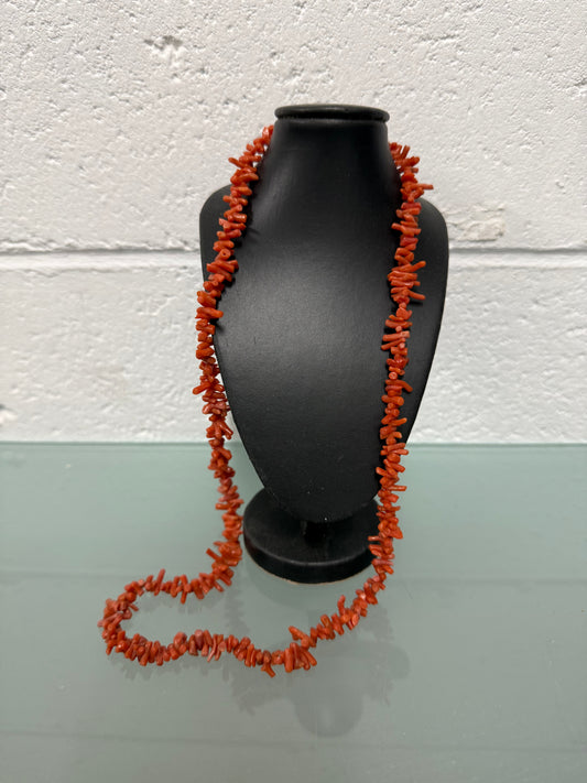 Antique Early 20th Century Natural Coral Necklace