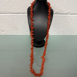 Antique Early 20th Century Natural Coral Necklace