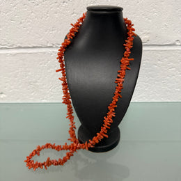 Antique Early 20th Century Natural Coral Necklace