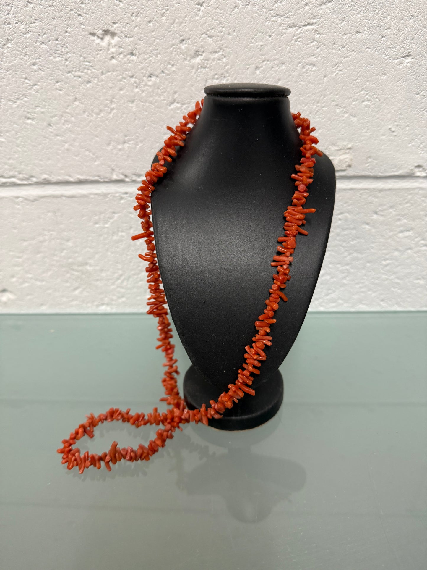 Antique Early 20th Century Natural Coral Necklace