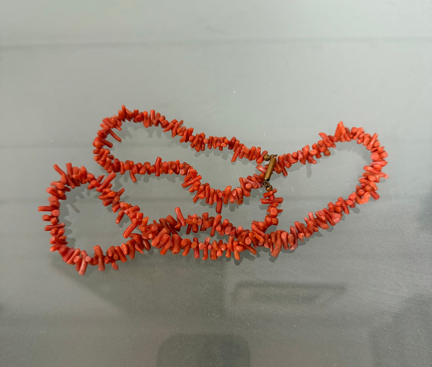 Antique Early 20th Century Natural Coral Necklace