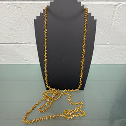 Long Vintage Tasmanian Aboriginal Rainbow Kelp Maireener Necklace