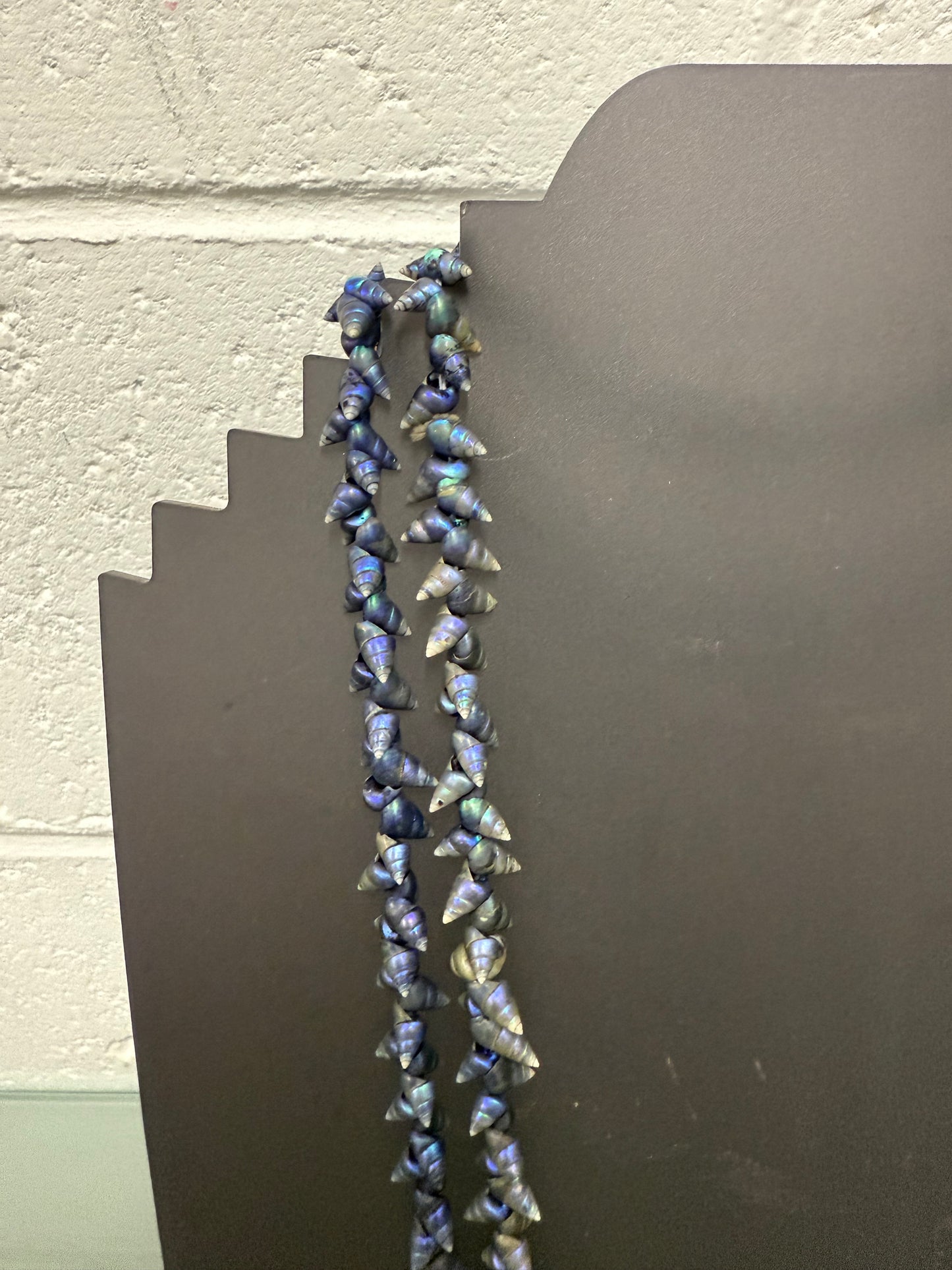 Long Vintage Tasmanian Aboriginal Maireener Shell Necklace