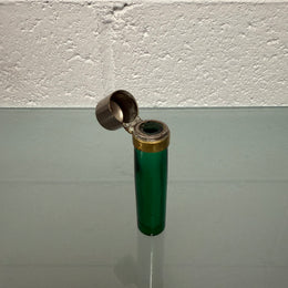 Edwardian Green Glass Scent Bottle