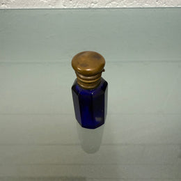 Edwardian Bristol Blue Glass Scent Bottle