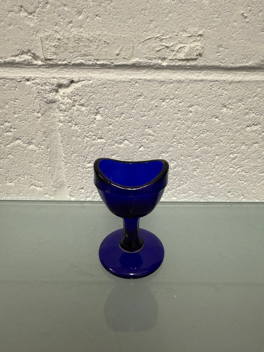 Antique Blue Glass Eye Washer