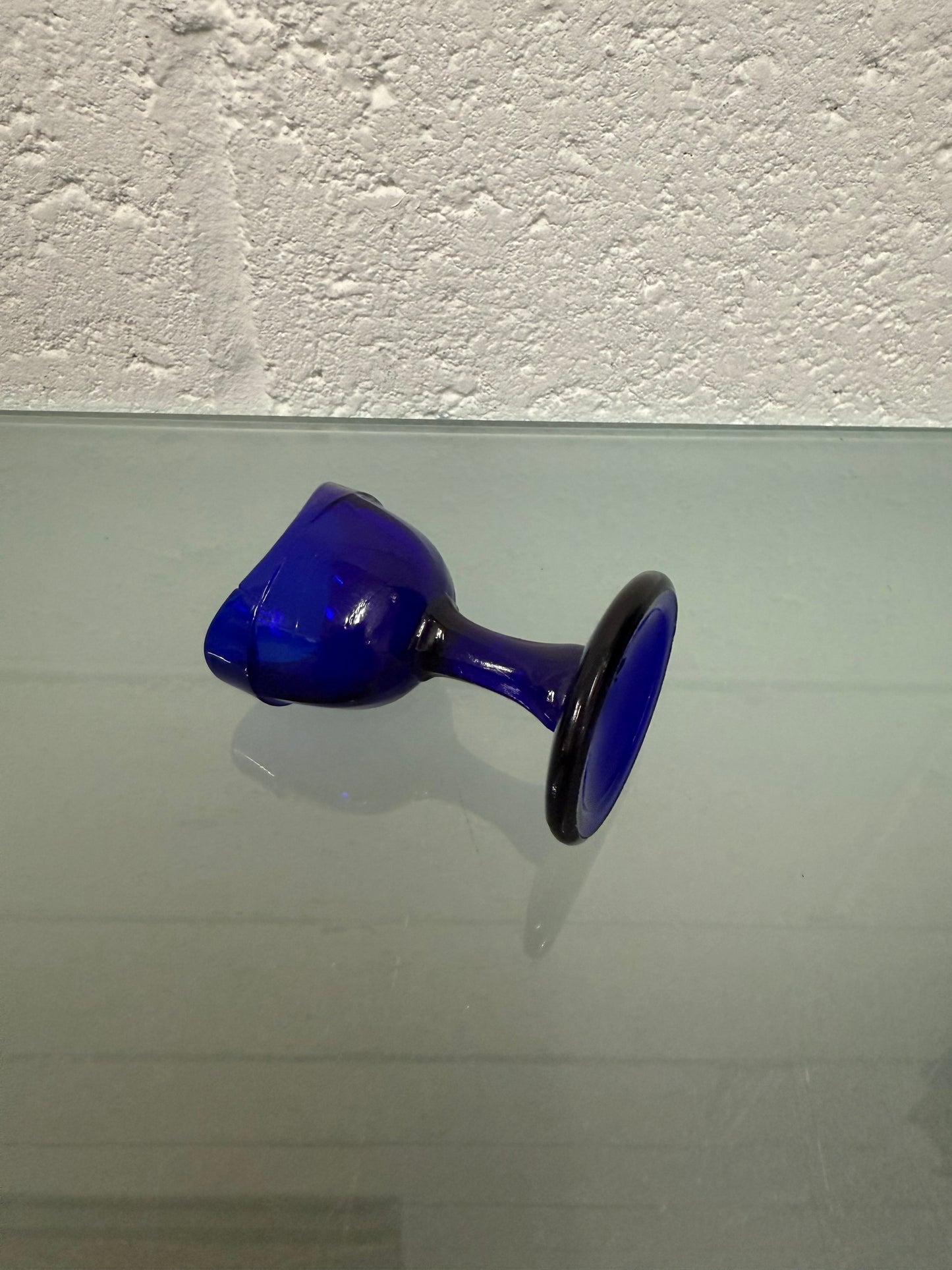 Antique Blue Glass Eye Washer