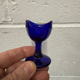 Antique Blue Glass Eye Washer