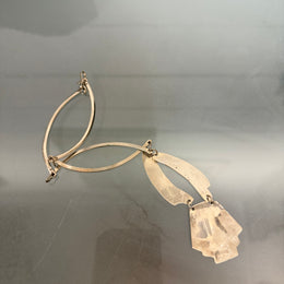 Vintage Mexican Choker Alpaca Silver & Abalone