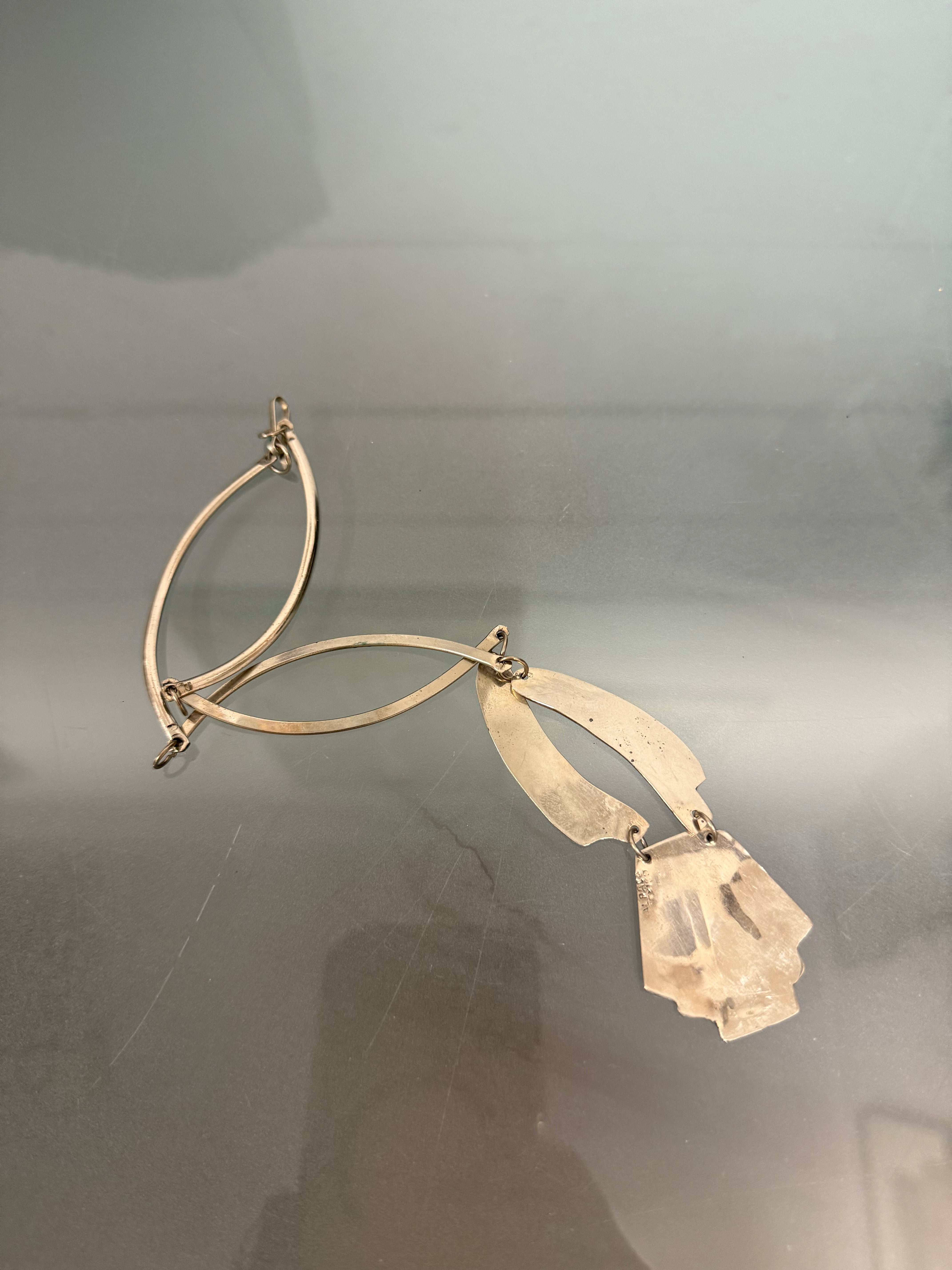 Vintage Mexican Choker Alpaca Silver & Abalone | Antique & Vintage | Moonee Ponds Antiques | Australia Wide Delivery
