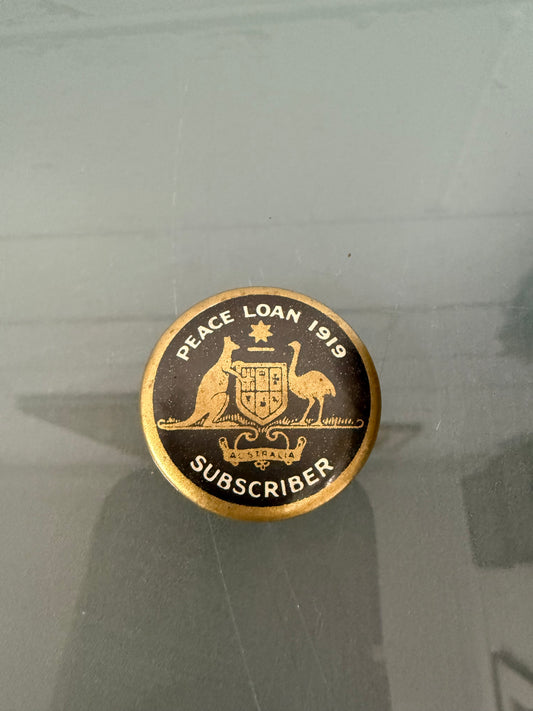 WW1 Peace Loan Badge