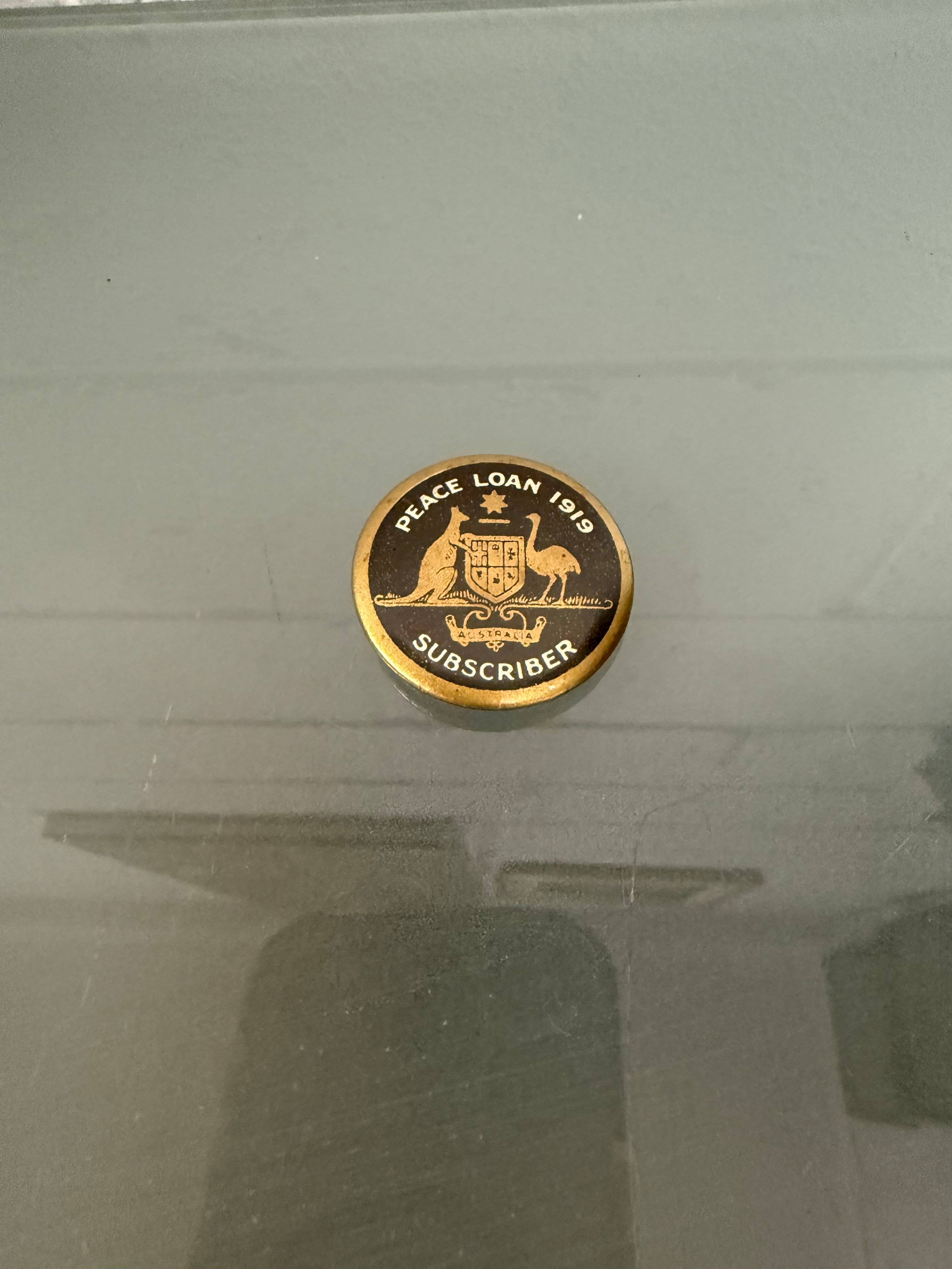WW1 Peace Loan Badge | Antique & Vintage | Moonee Ponds Antiques | Australia Wide Delivery