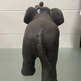 Impressive Large Vintage Hand Made Terracotta Elephant