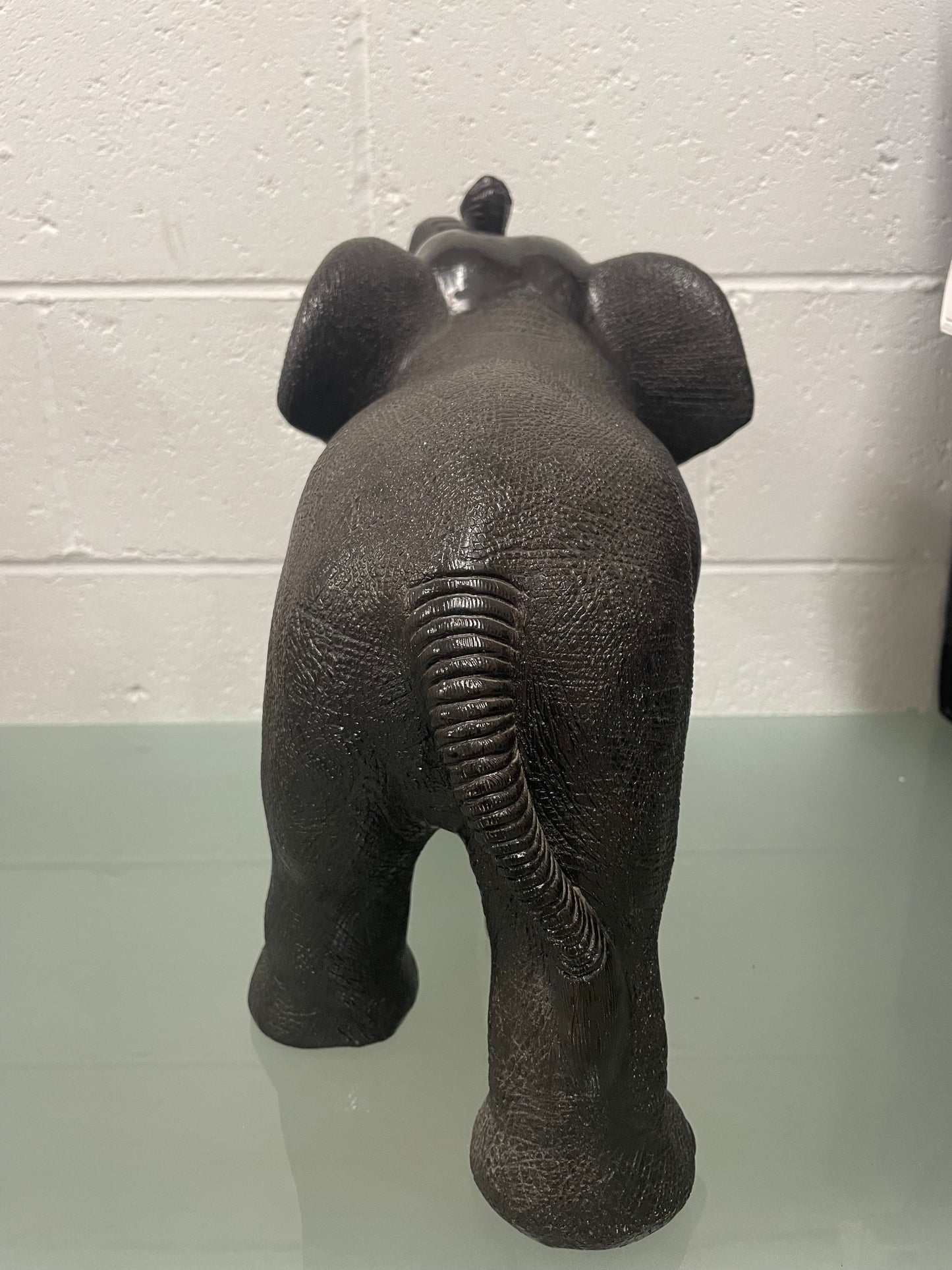 Impressive Large Vintage Hand Made Terracotta Elephant