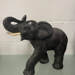 Impressive Large Vintage Hand Made Terracotta Elephant