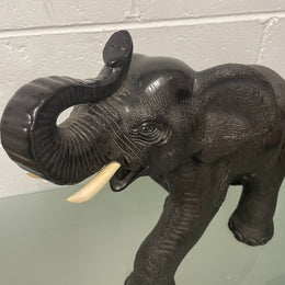 Impressive Large Vintage Hand Made Terracotta Elephant