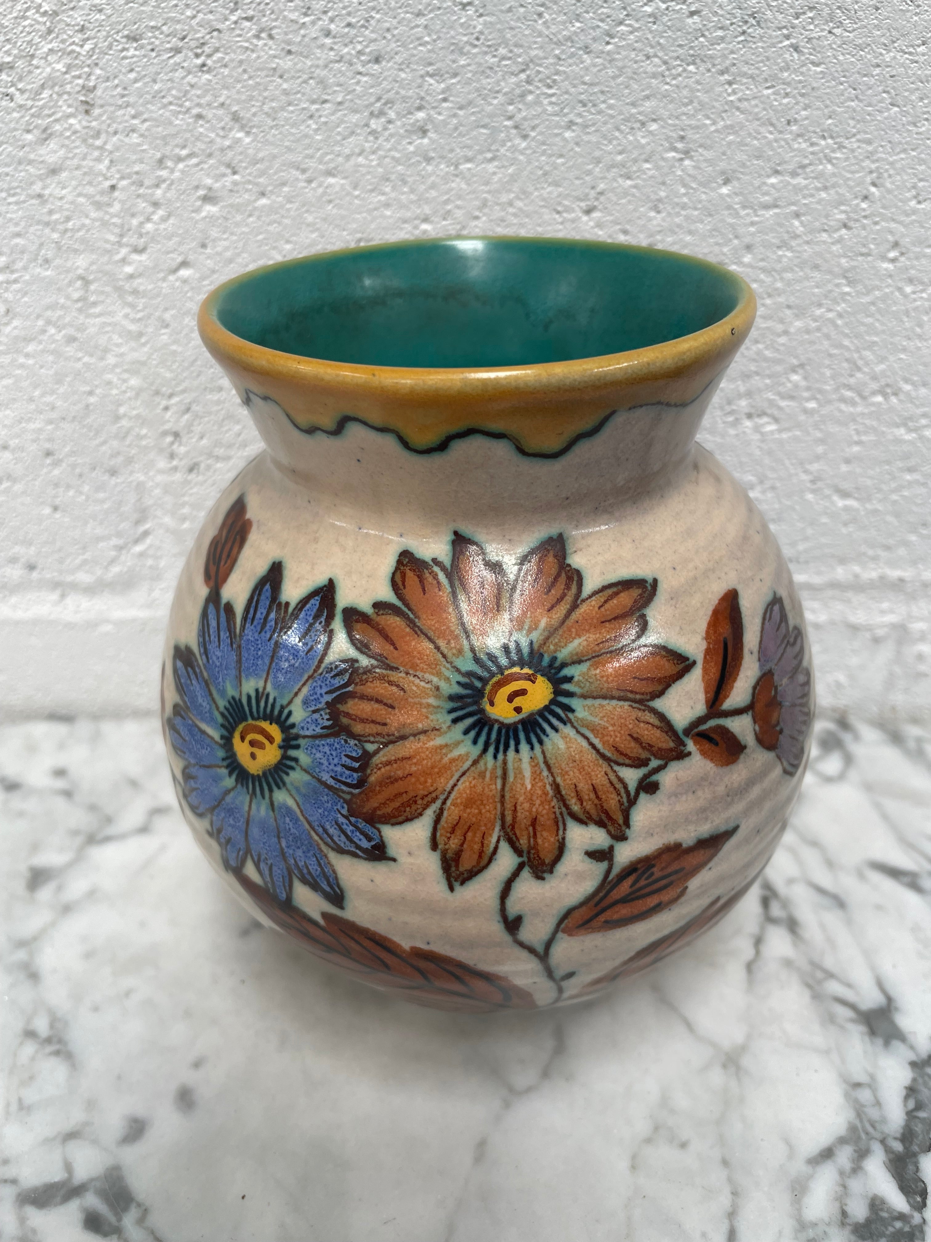 Hand Painted "Gouda" Vase | Antique & Vintage | Moonee Ponds Antiques | Australia Wide Delivery