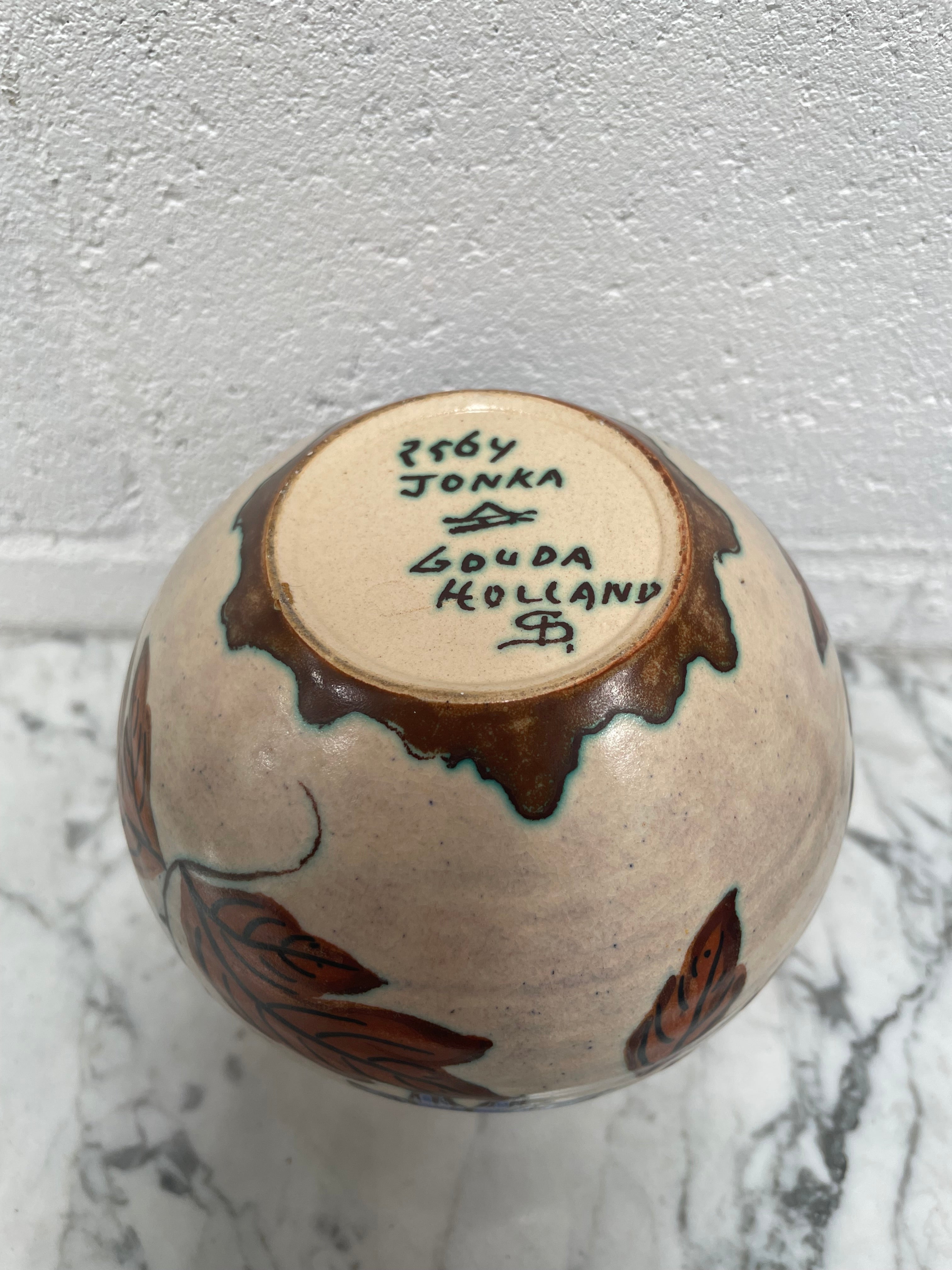 Hand Painted "Gouda" Vase | Antique & Vintage | Moonee Ponds Antiques | Australia Wide Delivery
