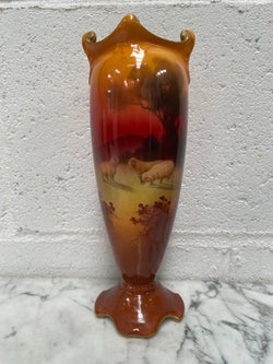 Royal Doulton Hand Painted Vase | Antique & Vintage | Moonee Ponds Antiques | Australia Wide Delivery