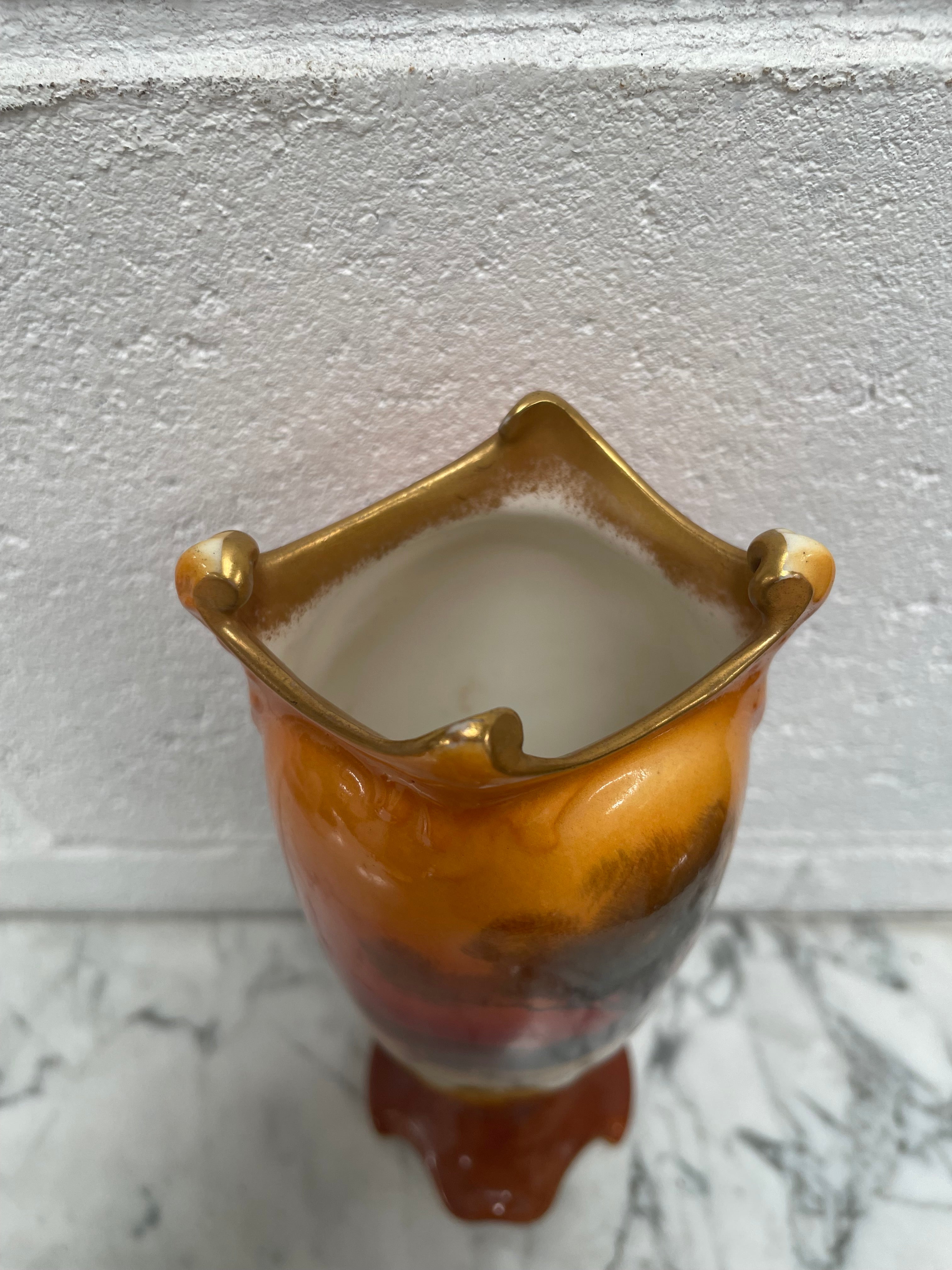 Royal Doulton Hand Painted Vase | Antique & Vintage | Moonee Ponds Antiques | Australia Wide Delivery