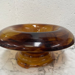 Art Deco Glass Bowl/Insert/Stand